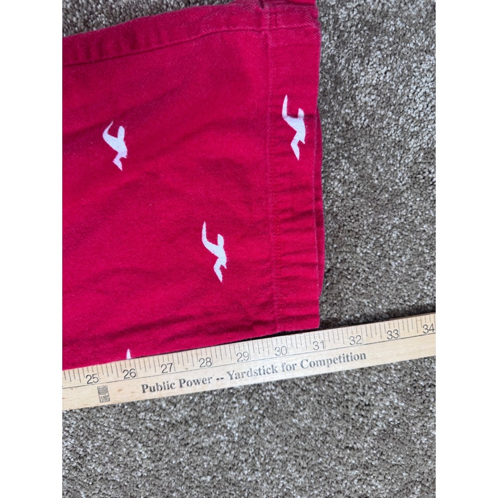 Hollister Red All Over Seagull Print Sleep Pajama Pants Medium - Picture 3 of 9
